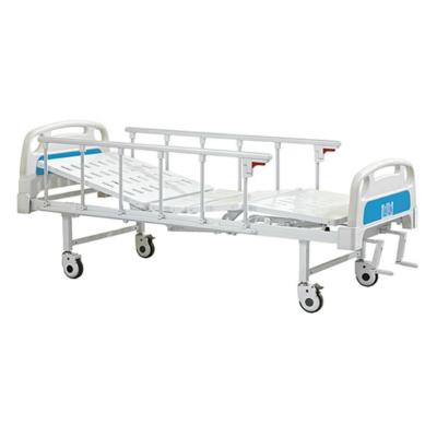 China Metal Two Function Guangdong Medical Cheap Adjustable Hospital Bed For Sale for sale