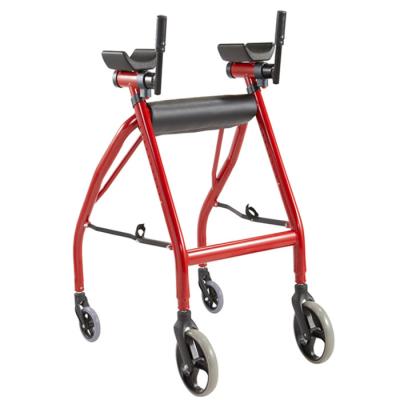 China Elderly Foldable Orthopedic Aluminum Walker Stance Walking Aid for Disabled 66*88*(113.5-135.5)cm for sale