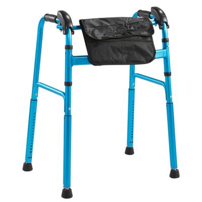 China Health Care Factory Wholesale Health Care Standard Adjustable Folding Adult Aluminum Walker for sale