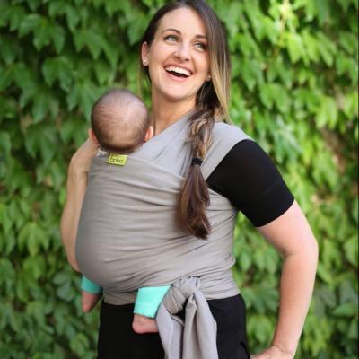 China Good Quality Safe Cotton Single Sling Removable Organic Unisex Baby Back Pack Carrier for sale