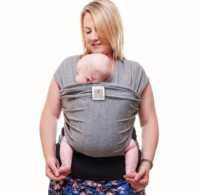 China CPC Certificate 4-in-1 Cotton Baby Sling Wrap Stretchy Soft Comfortable Carrier for Newborns, Child, Infant for sale