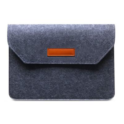 China Felt Wool Felt Laptop Bag 13-13.3 Inch Mackbook Air Pro / iPad Pro 12.9 Inch for sale