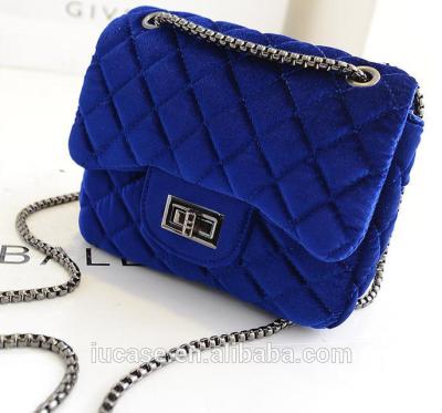 China Shoulder Bag Fashion Cotton Fabric Casual Quilted Shoulder Bag For Women for sale