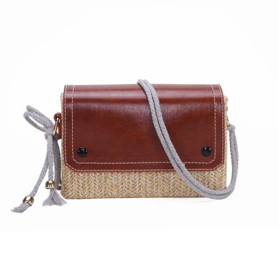 China Vintage Straw Crossbody Bag Purses for Women, Vintage Handwoven Handwoven Bag, Summer Beach Bag for sale