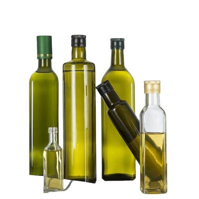 China 50cl Olive Oil Glass Bottle Round Shape Frying Oil Empty Glass Bottle for sale