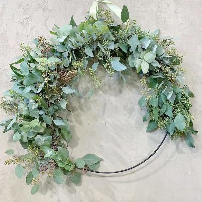 China Wholesale natural green natural touch eucalyptus garland for wedding decoration for sale