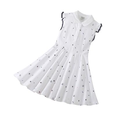 China 2020 KUYEEBEAR Summer Anti-static Baby Dress Children Summer Causal Dresses Sleeveless Dress 2-15 Years Wholesale for sale