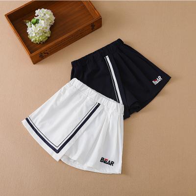 China 2022 Color Fade Proof KUYEEBEAR Summer Collection Toddler Girls Pants Elastic Waist Sports Than Kids Abbreviation Tennis Skirt Girls for sale