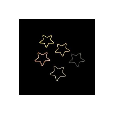 China High Grade Five Star Jewelry Copper Brass Acute Earrings Women's Modern Accessories Available In A Variety Of Colors for sale