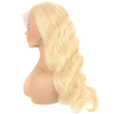 China Msbeauty Body Wave Wigs For Color Women Cuticle Aligned Closure 4*4 Lace Closure Wigs Blonde 613 Lace Front Human Hair Wigs for sale