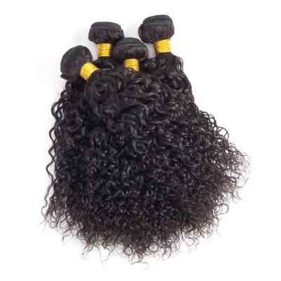 China Hot Selling Water Wave Raw Virgin Brazilian Hair Human Cuticle Aligned Natural Wave Extensions Cheap Water Bundle Hair Weave Single for sale