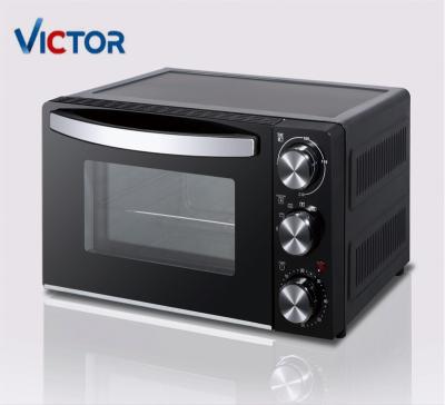 China Electric Oven Hotel 28L/38L Deck Oven Portable Convection Pizza Stove Electric Cake Bread Baking for sale