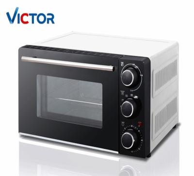 China Victor 28L Hotel Electric Cake Oven Portable Convection Pizza Baking Electric Deck Oven for sale