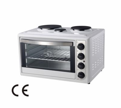 China Hot Sale Hotel Victor 38L Oven With Hotplate Electric Stove Electric Hot Plate Hotel Cooking Electric Plate Oven for sale