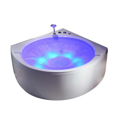 China new luxury three side skirt 2 person acrylic whirlpool massage jet spa fiberglass bathtubs hot tubs for sale for sale