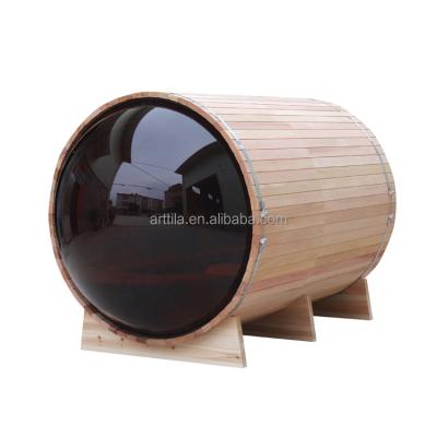 China Computer control panel out door sauna rooms with outdoor shower steam sauna room for sale