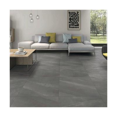 China Non Slip Gray Polished Ceramic Floor Tile 600x600 Polished Glazed Polish Porcelain Ceramic Floor Tiles for sale