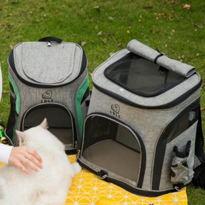 China Travel Viable Panoramic Carrier Space Pet Backpack Cat Carrier Bag for sale