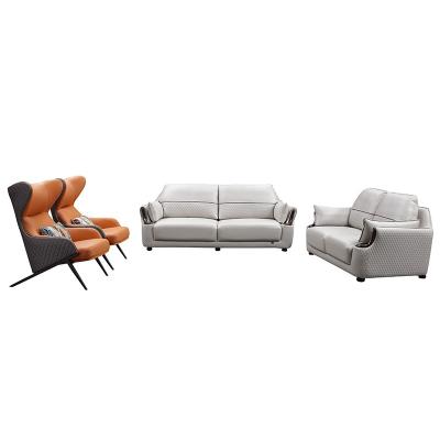 China Modern Luxury American Style Sofa Sets Living Room Leather Sofas Furniture Convertible For Hotel Room Sectionals Sofas for sale