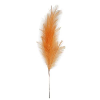 China Durable Artificial Simple Vivid Artificial Pampas Grass Flower Feather 80cm Reeds Grass Plant For Wedding And Home Decoration for sale