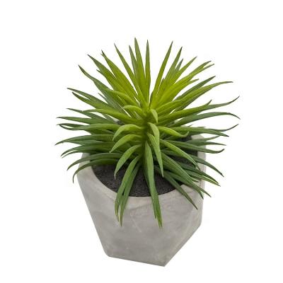 China Wholesale Durable Mini Artificial Faux Potted Succulents Plastic Plants With Pot For Dorm Room Home Decor for sale