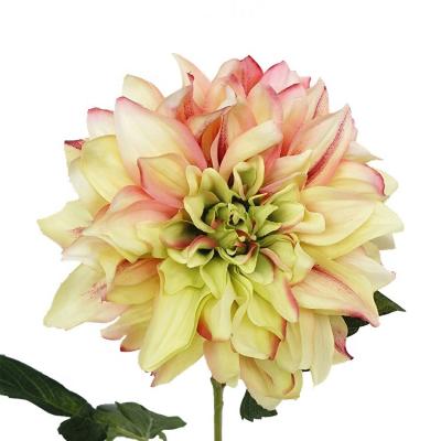 China Durable Outdoor Height Quality Wedding Decoration 61Cm Idoor Artificial Silk Dahlia Flowers for sale