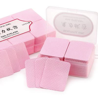 China Eco-friendly new pink non-linting cleaning rub glue bottle mouth rub nail polish cotton rub 540/180 piece for sale