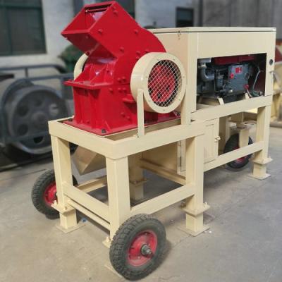 China Stone Crushing Gold Rock Crusher Machine Mobile Portable Hammer Mill Crusher for sale