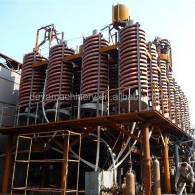 China energy & Widely Use Gravity Method Spiral Chute Concentrator Mining Gold, Chromium, Tin, Mineral Processing Plant for sale