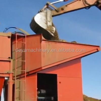 China Portable gold washing plant gold washing machine by trommel screen for placer gold mining plant for sale