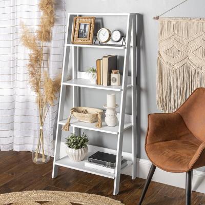 China Adjustable House Living Room Furniture (Other) Wooden Shelf Bookcase With Shelves And Storage for sale