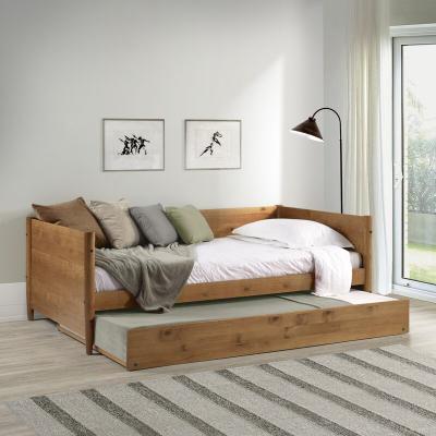 China Modern Modern Twin Height Daybed Solid Wood Daybed With Caster for sale