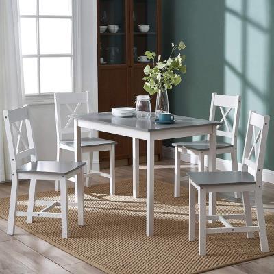 China (Others)Adjustable Dining Table And Chair Set Luxury Modern Home Furniture Solid Wood Dining Table With 4 Chairs for sale