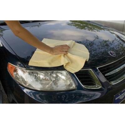 China NATURAL CHAMOIS Leather Car Cleaning Towels Drying Washing Cloth for sale