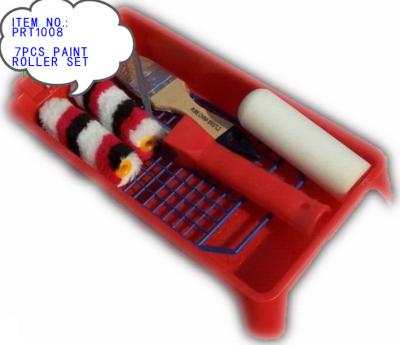 China 7pcs Paint Rollers Covers Durable Coating Roller Brush Wall Painting Tools Roller Sleeve for sale