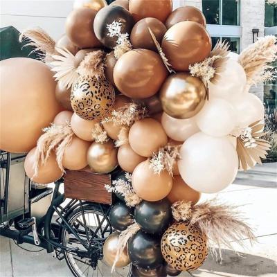 China 30pcs 5''10''12'' Balloon Arch Coffee Brown Skin Gray latex Balloons birthday Decoration wedding baby shower Supplies for sale