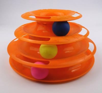 China Interactive Cat Ball Toy Exerciser Game Teaser Anti-Slip Active Healthy Lifestyle Suitable for Multiple Cats for sale