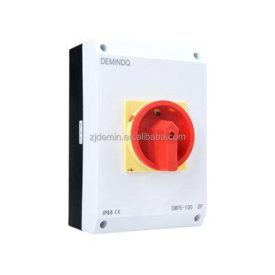 China IP65 3P 4P 100A 63A Switch Box Waterproof IP66 Mccb for sale