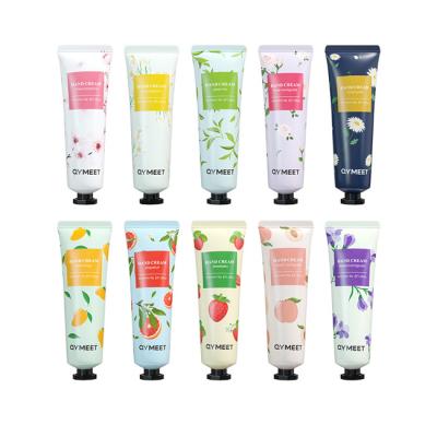 China Wholesale Private Label Hand Cream Anti Aging Skin Care Nourishing Moisturizing Flower Scent Hand Cream With Support Customization for sale