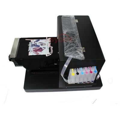 China Card Printer Wholesale Garment Flatbed Printer A4 Size Printing Men's T-shirts/Cell Phones Smartphones Cover for sale