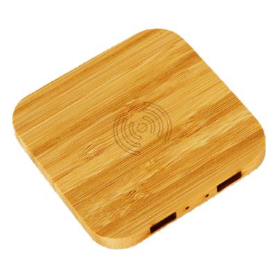 China Rosh Contemporary USB Port CE Portable Bamboo Wireless Power Bank and Wooden Smartphone for sale