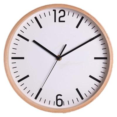 China Any Place Birch Original Electronic Wall Clock Wooden Digital Wall Clock for sale