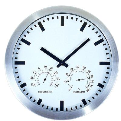 China Any Place Digital Analog Clocks WiFi Smart Controller Analog Clock Metal Wall Clock for sale