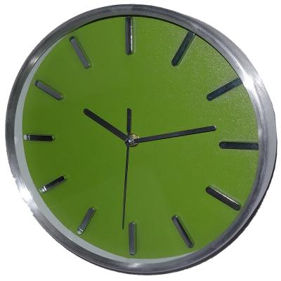 China Any Metal Home Wall Clock Place Decor Aluminum Electronic Wall Clock for sale