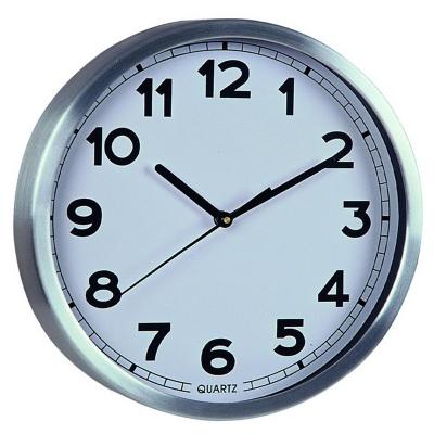 China Any Place CE FSC Proof Decration Silent Aluminum Digital Wall Clock for sale