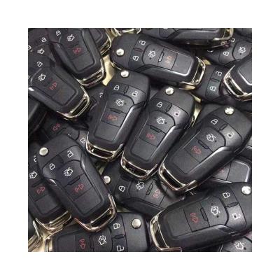 China Plastic+Metal Factory Wholesale 4 Buttons 315Mhz 49chip Car Folding N5F-A08TAA Remote Key FOB For Ford Fusion for sale