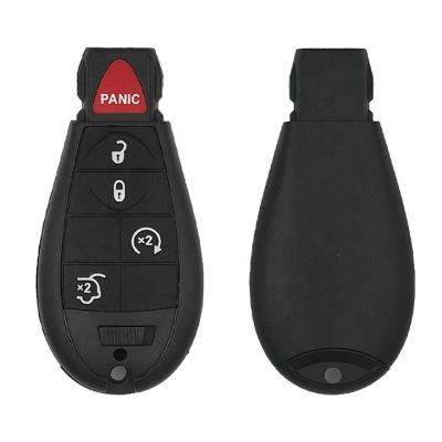 China Remote +Metal 5 Button Fobik Key Plastic Fob For Dodge Ram 1500 Chip 2013-2016 FCCID GQ4-53T PCF7961 4A for sale