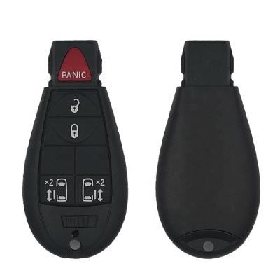 China New +Metal Style Chrysler 5+1 Plastic Remote Key 433mhz ID46 FCCID M3N5WY783X Buttons With Backup Button Replacement Sensor Car Remote Key for sale