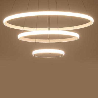 China 2022 Popular Office Circular Led Lights Round Pendant Lighting For Home Circular Led Light for sale