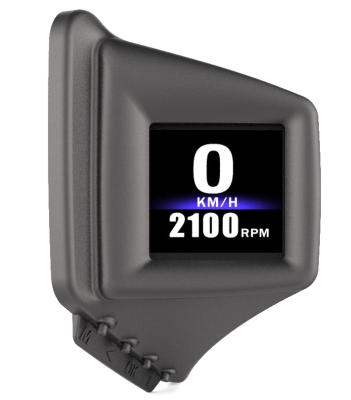 China 2 Way Install With Shake Screen Acclope Fast LCD Sensitivity OBD2 GPS Meter Hd Display Smart Car HUD for sale